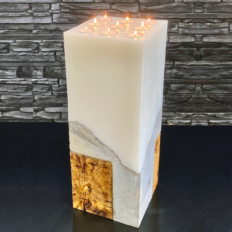 Extra velká betonová svíčka